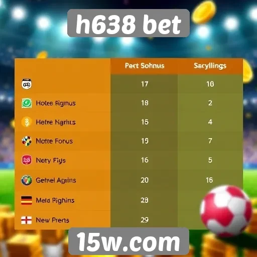 Comparativo de bônus entre h638 bet e concorrentes